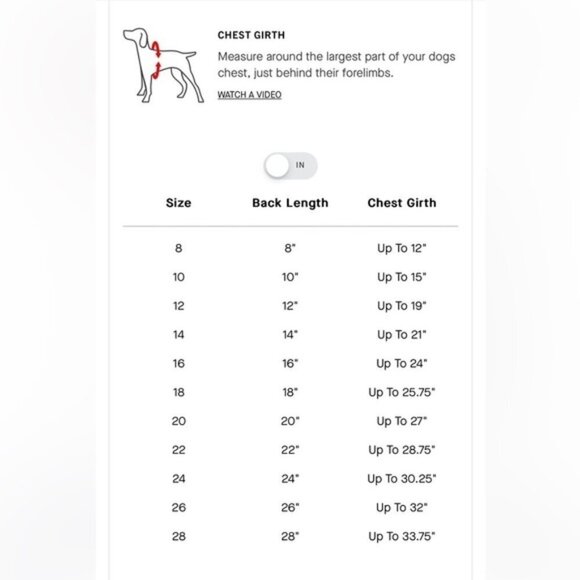 CANADA Pooch Sun Shield Tee Size 24” - Picture 8 of 8